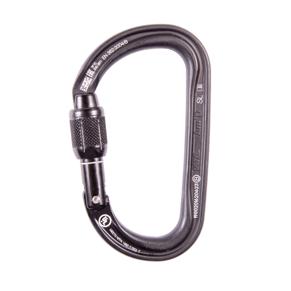 Petzl Am'D Screw-Lock - Black from Columbia Safety