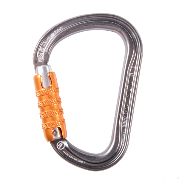 Petzl M36A TL William Triact-Lock Aluminum Carabiner-Gray from Columbia Safety