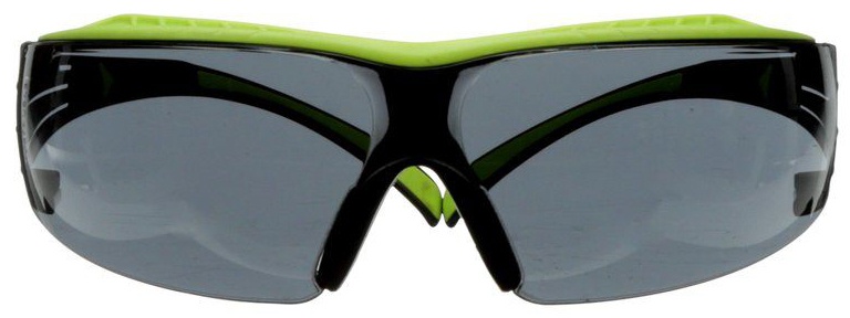 3M SecureFit 400 Series SF402XAS Safety Glasses with Green/Black Temples & Gray Anti-Scratch Lens from Columbia Safety