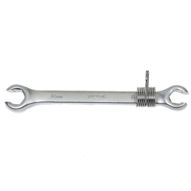 Snap On Williams Double Head Flare Nut Wrench 13 mm x 14 mm with Safety Coil from Columbia Safety