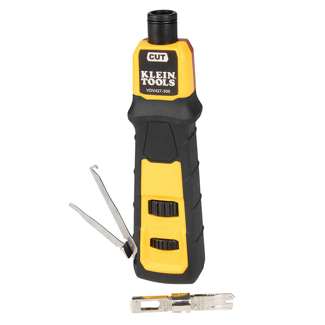 Klein Tools VDV427-300 Impact Punchdown Tool with 66/110 Blade from Columbia Safety