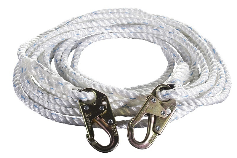 WestFall Pro 3-Strand Composite Vertical Lifeline with Snap Hook Ends from Columbia Safety