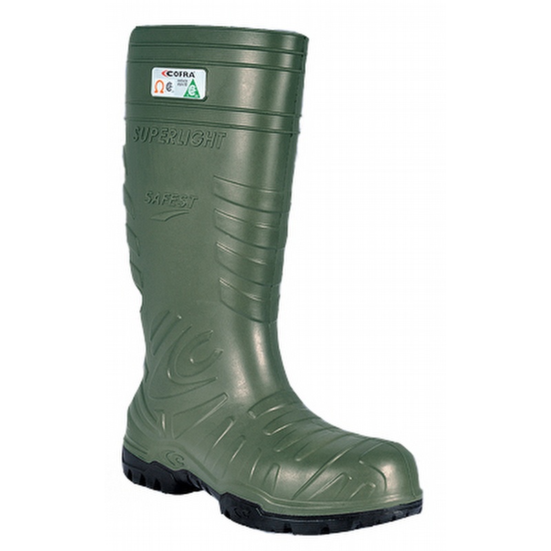 Cofra Safest D Green Composite Toe EH PR Insulated Rubber Boot from Columbia Safety