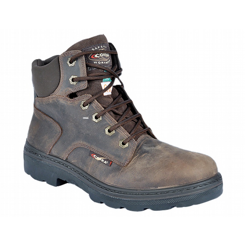 Cofra Leader Brown Steel Toe EH PR Frontline Work Boot from Columbia Safety