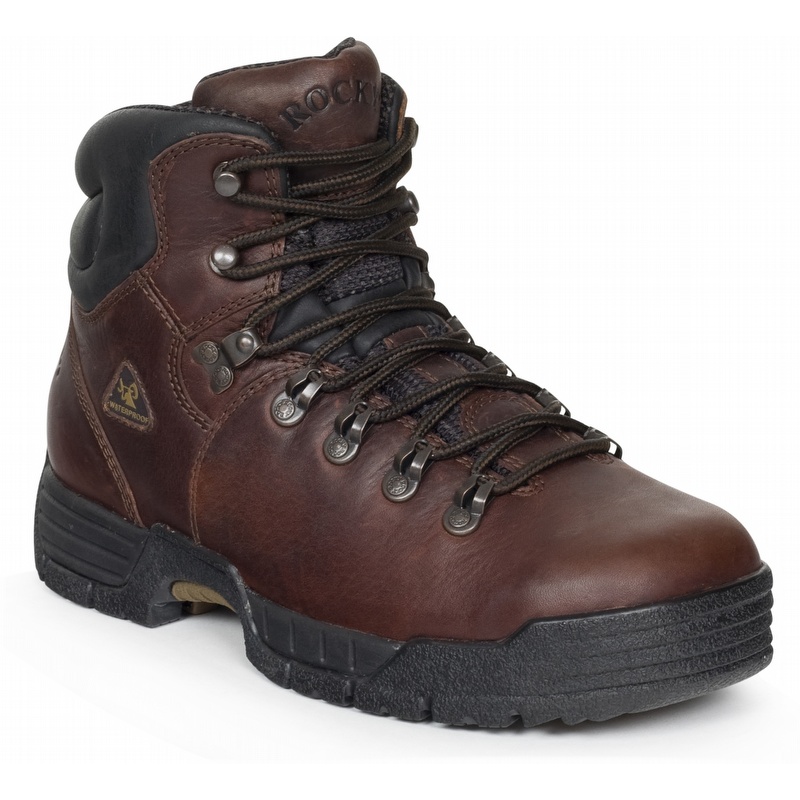 Rocky MobiLite 6 inch Steel Toe Oil Resistant Brown Boot from Columbia Safety