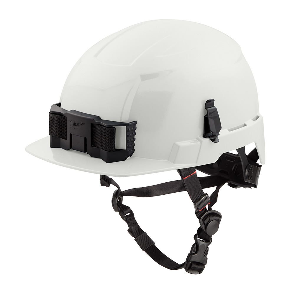 Milwaukee Type 2 Front Brim Safety Helmet with BOLT Accessory Clips from Columbia Safety