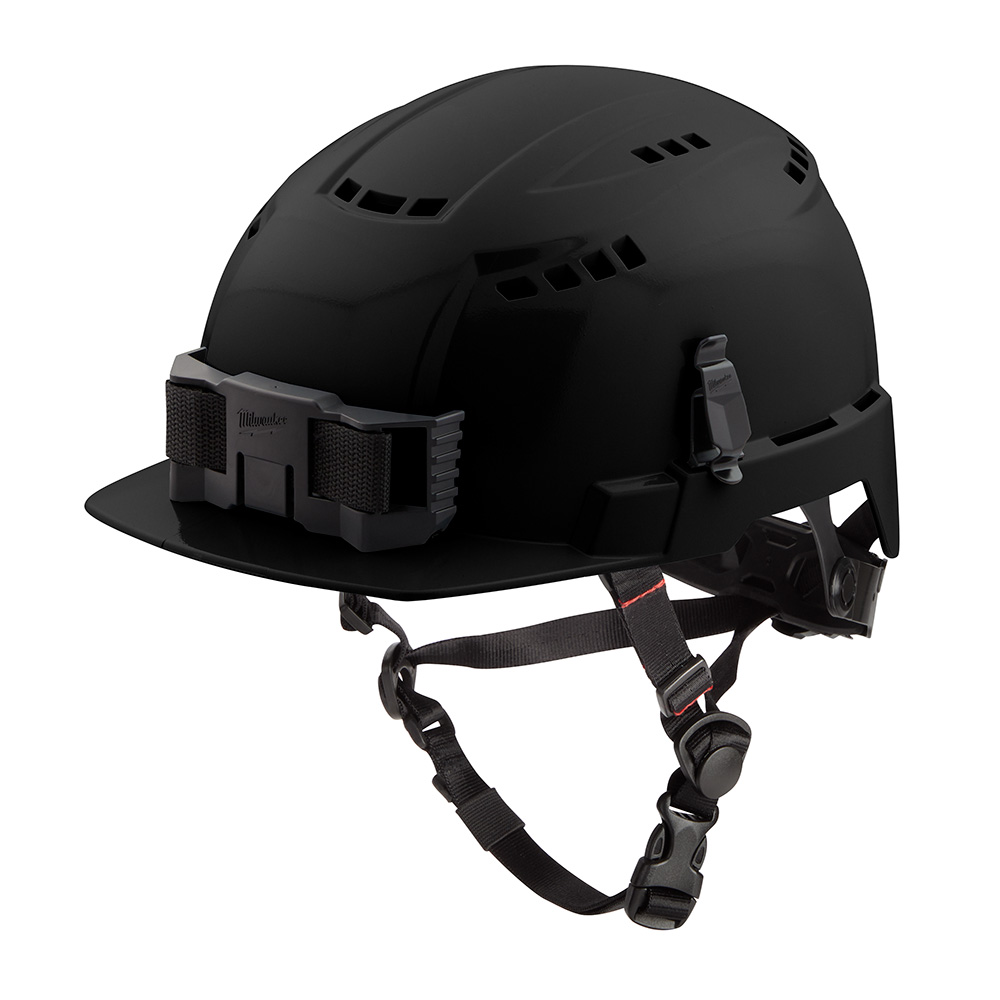 Milwaukee Type 2 Front Brim Vented Safety Helmet with BOLT Accessory Clips from Columbia Safety