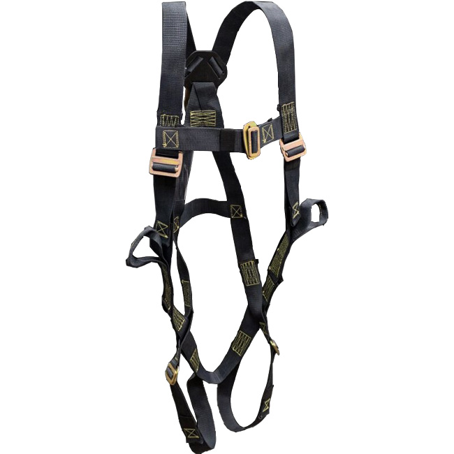 French Creek Full Body Single D-Ring 5PT Adjustable Harness with Pass ...