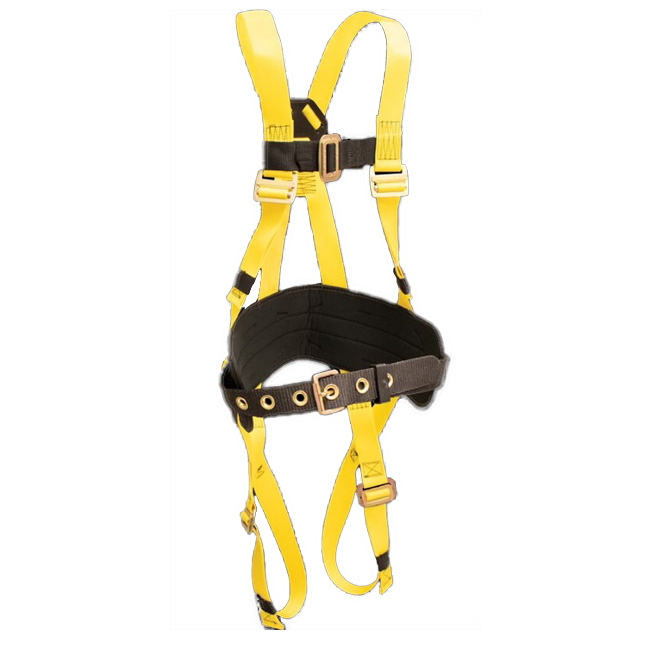 French Creek Full Body Construction Harness with Padded Waist Belt and Pass-Thru Legs from Columbia Safety