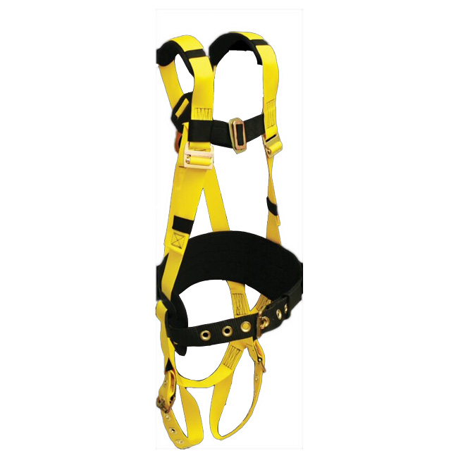 French Creek Full Body 6PT Adjustable Harness with Sub-Pelvic Strap/Shoulder Pads and Tongue Buckle Legs from Columbia Safety